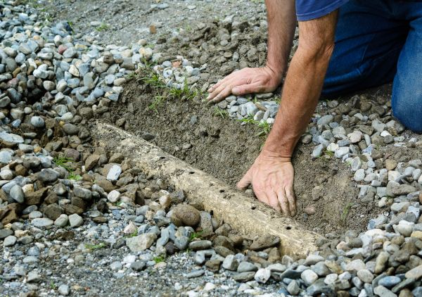 French Ditch Installation in Santa Rosa